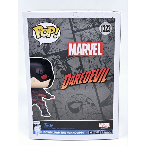 Daredevil Shadowland Marvel Funko Pop! Vinyl #1323 EE Exclusive Brand New - Picture 7 of 9